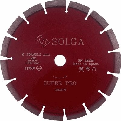 SOLGA 125 mm diamantový kotúč na zámkovú dlažbu