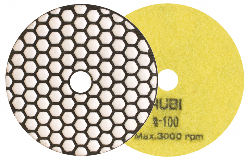 „100“/ 100 mm diamantový leštiaci kotúč na sucho 